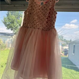 Zunie Blush Sequin Dress